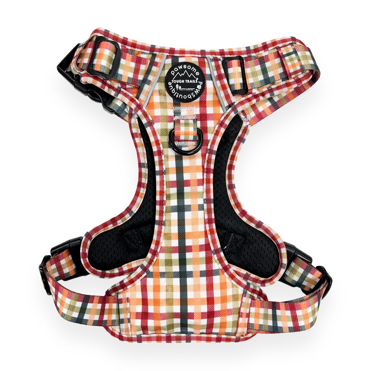 Tough Trails Harness - Plaid Pup