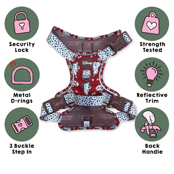 Disney© Tough Trails™ Harness - 101 Dalmatians