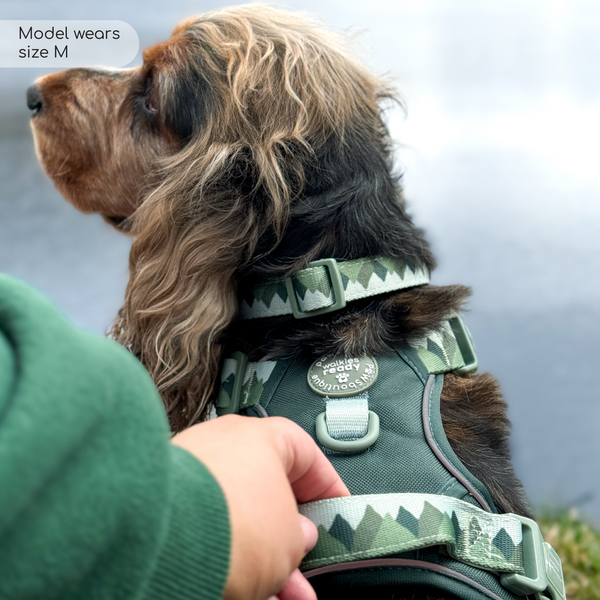 Tough Trails™ Harness - Walkies Ready® Forest Green