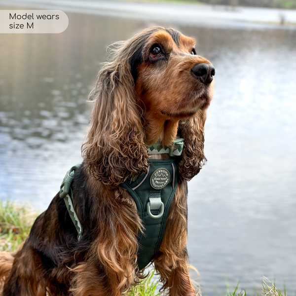 Tough Trails™ Harness - Walkies Ready® Forest Green