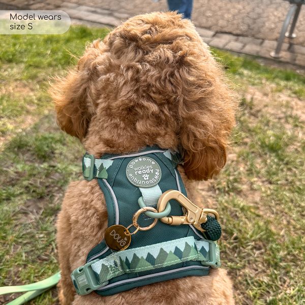 Tough Trails™ Harness - Walkies Ready® Forest Green