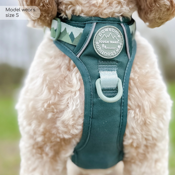 Tough Trails™ Harness - Walkies Ready® Forest Green