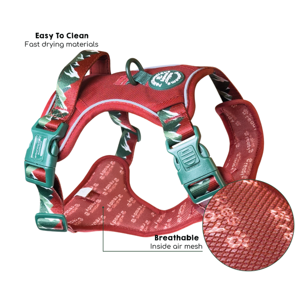 Tough Trails™ Harness - Walkies Ready® Snowy Mountains