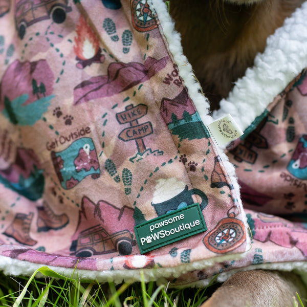 Dog Blanket - Adventure Awaits