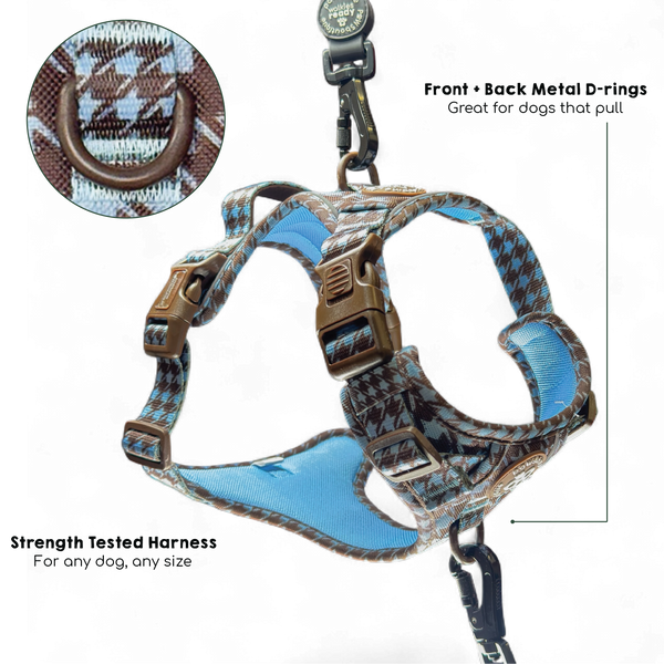 Tough Trails™ Harness -  Horizon Houndstooth