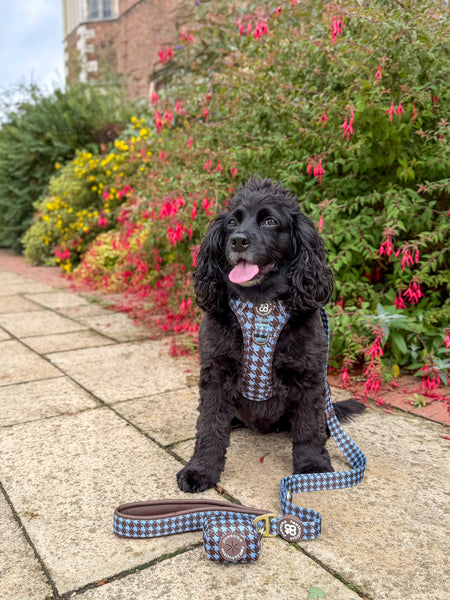 Poo Bag Holder - Horizon Houndstooth