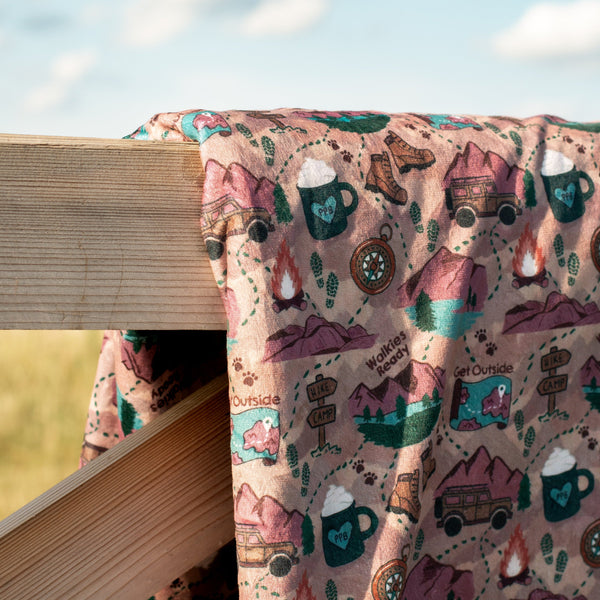 Dog Blanket - Adventure Awaits