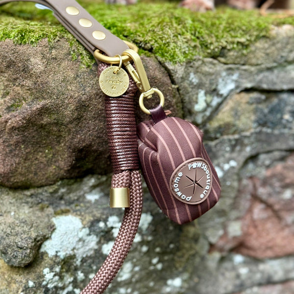 Poo Bag Holder - Walkies Ready® Chocolate Brown