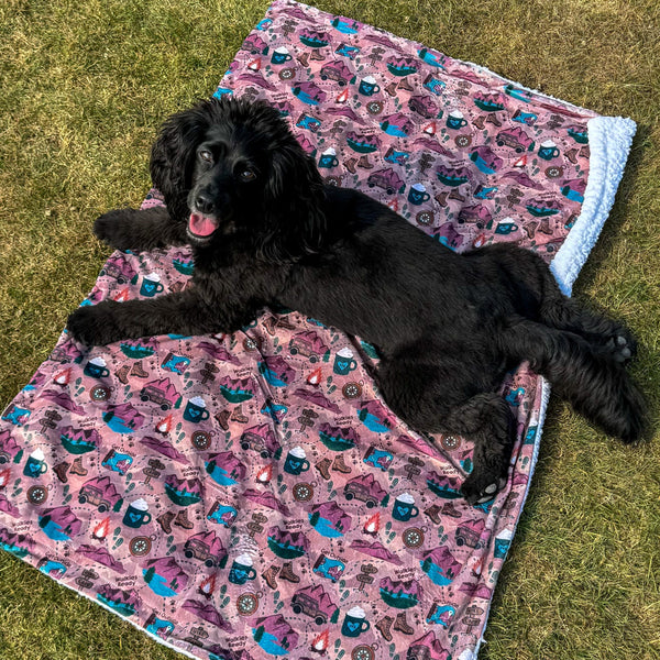 Dog Blanket - Adventure Awaits