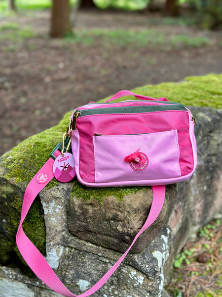 All In One Bumbag - Walkies Ready® Pink/Green