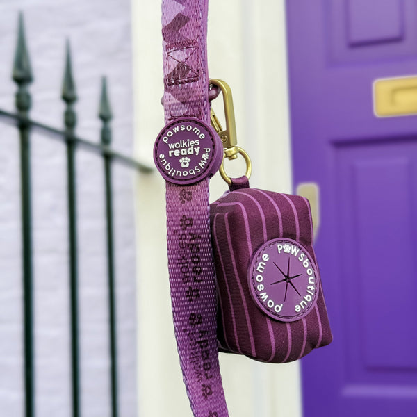 Poo Bag Holder - Walkies Ready® Plum