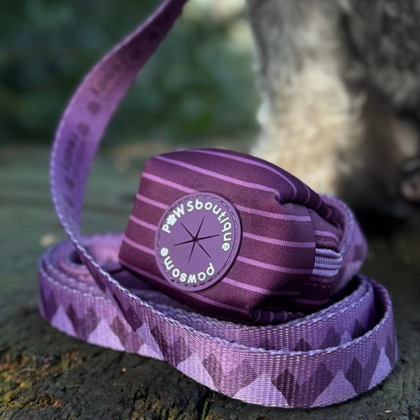 Poo Bag Holder - Walkies Ready® Plum