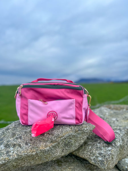 All In One Bumbag - Walkies Ready® Pink/Green