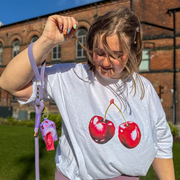 Poo Bag Holder - Cherry Bomb