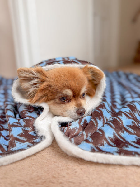 Dog Blanket - Horizon Houndstooth