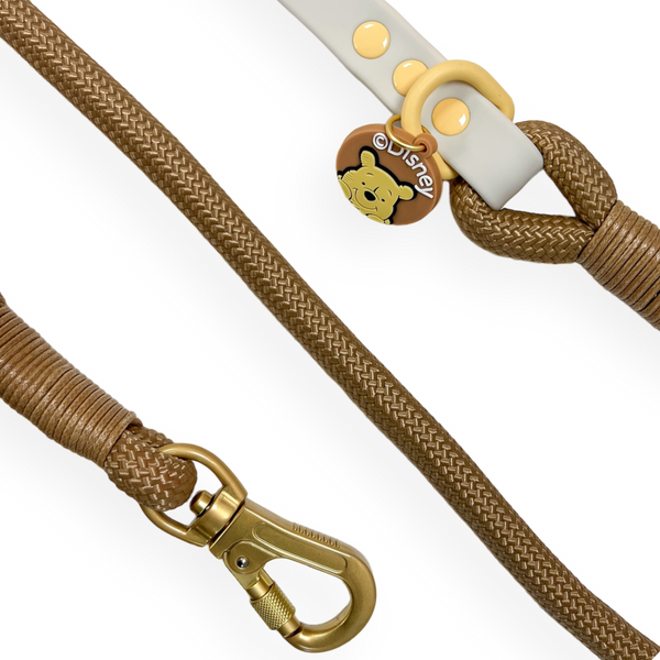 4ft Rope Lead - Winnie The Pooh - Beige and Brown