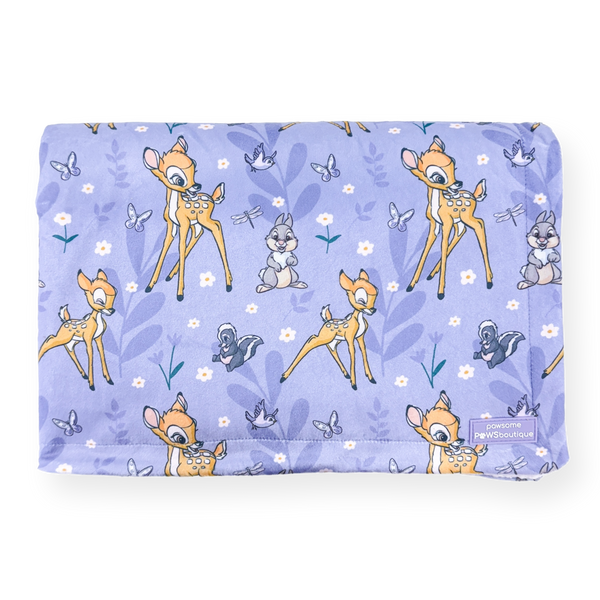 Disney© Dog Blanket - Bambi + Friends Lilac