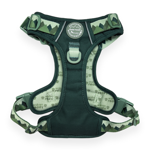 Tough Trails™ Harness - Walkies Ready® Forest Green