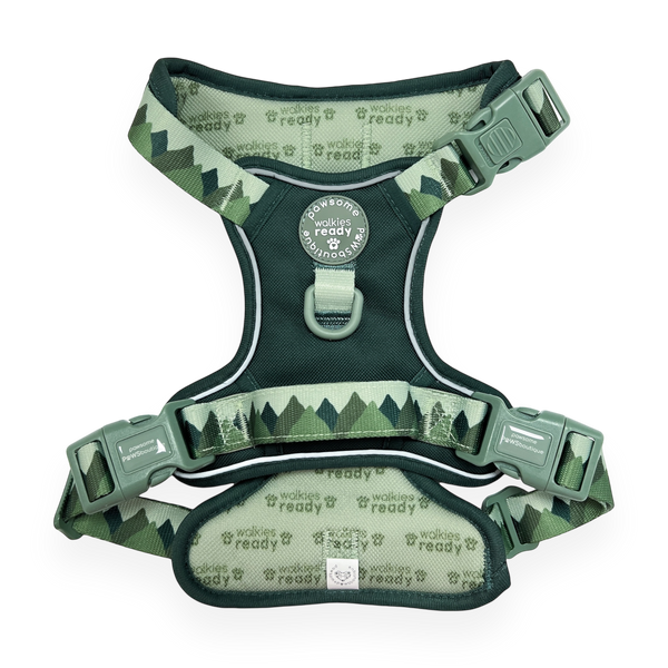 Tough Trails™ Harness - Walkies Ready® Forest Green