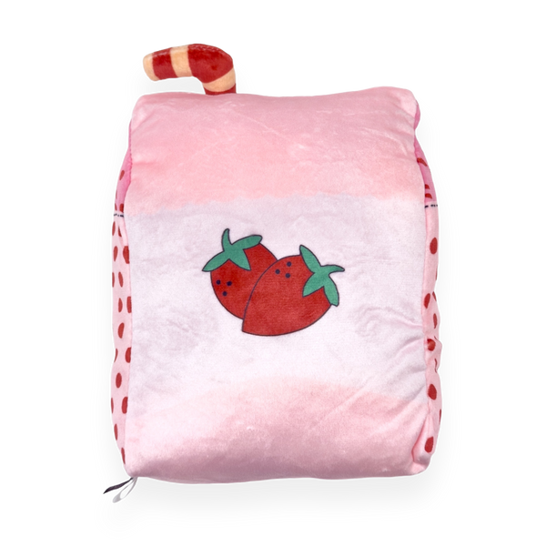 Pawsome Plushie - Sweet Strawbs - Strawberry Milk