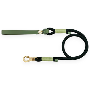 4ft Rope Lead - Walkies Ready® Forest Green