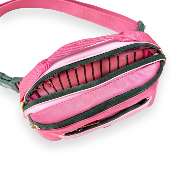 All In One Bumbag - Walkies Ready® Pink/Green