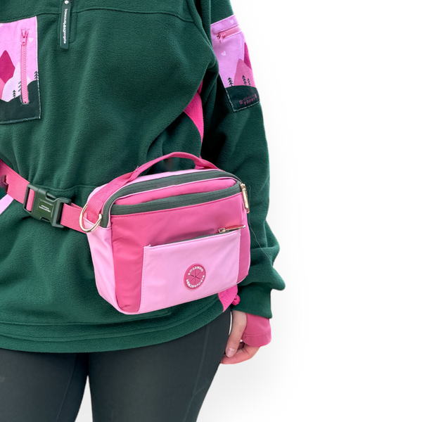 All In One Bumbag - Walkies Ready® Pink/Green