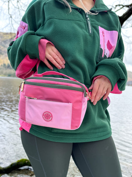 All In One Bumbag - Walkies Ready® Pink/Green