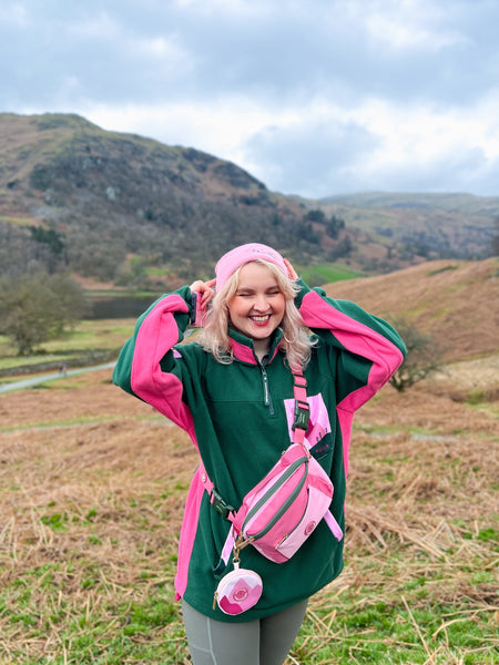 All In One Bumbag - Walkies Ready® Pink/Green