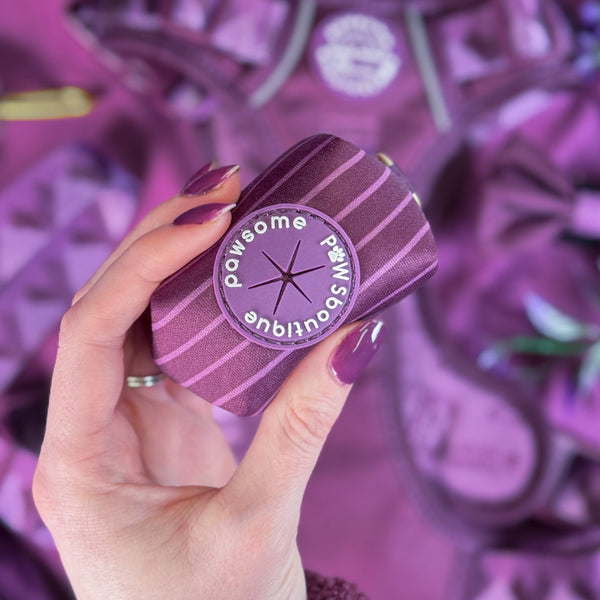 Poo Bag Holder - Walkies Ready® Plum