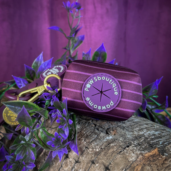 Poo Bag Holder - Walkies Ready® Plum
