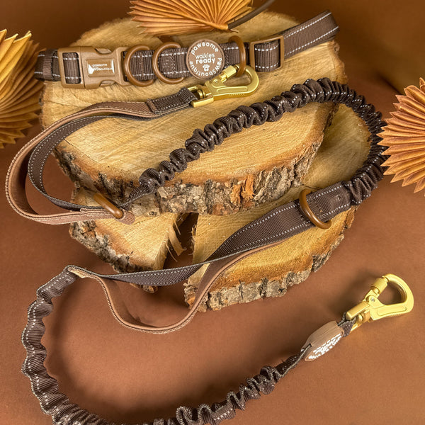 Handsfree Lead - Walkies Ready® Chocolate Brown