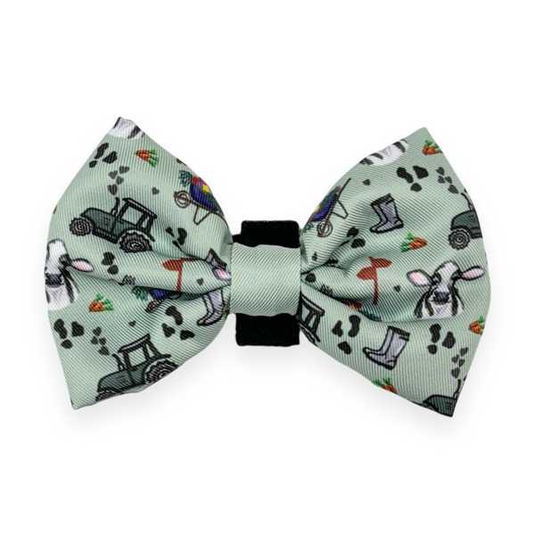 Bow Tie - Deja Moo - Green