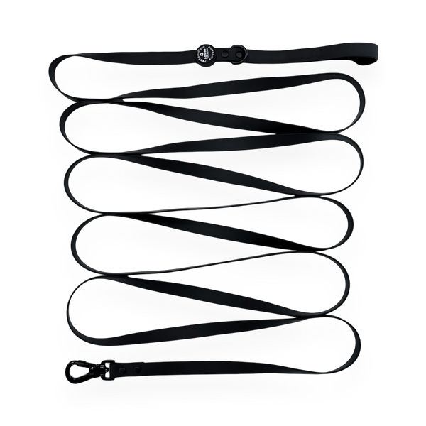 5m Waterproof Long Line Lead - Walkies Ready® Black