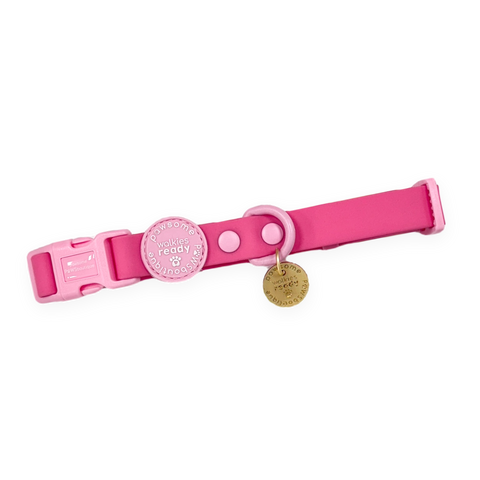 Waterproof Collar - Walkies Ready® Raspberry Pink