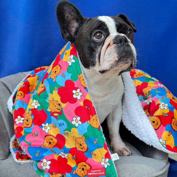 Disney© Dog Blanket - Winnie Goes Retro