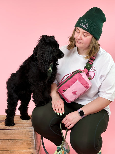 All In One Bumbag - Walkies Ready® Pink/Green