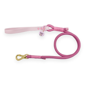 4ft Rope Lead - Piglet - Baby Pink and Pink