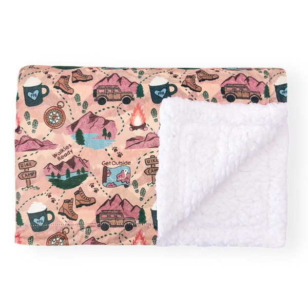 Dog Blanket - Adventure Awaits