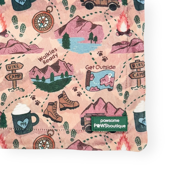 Dog Blanket - Adventure Awaits
