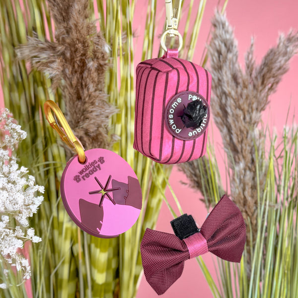 Pawsome Poop Pocket - Walkies Ready®- Mulberry