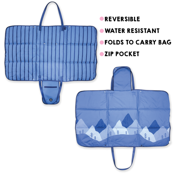 Travel Mat - Walkies Ready® Cornflower Blue