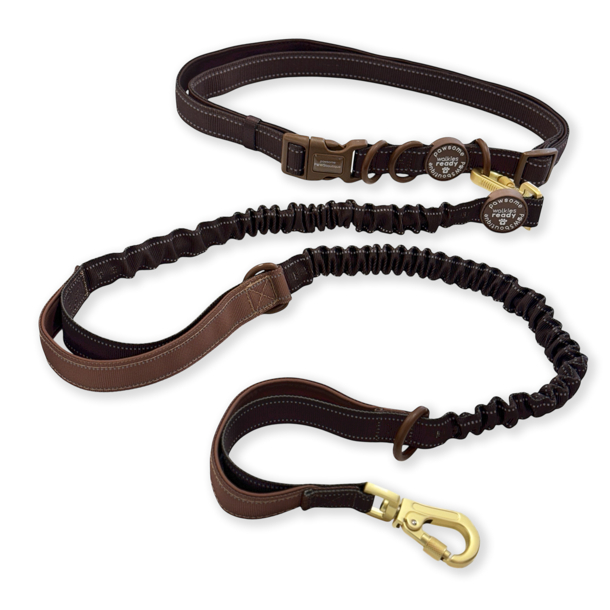 Handsfree Lead - Walkies Ready® Chocolate Brown