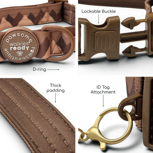 Adventure Collar - Brown (Size Large Only)
