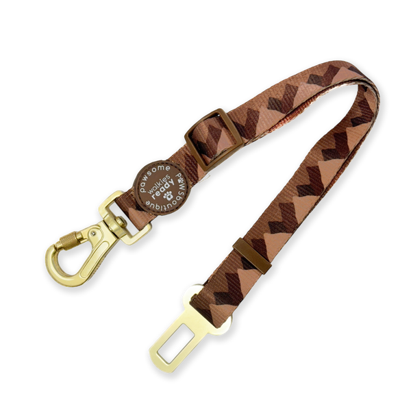 Walkies Ready® Seat Belt Restraint - Chocolate Brown