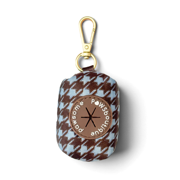 Poo Bag Holder - Horizon Houndstooth