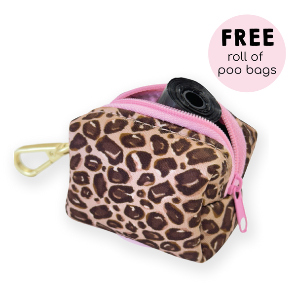 Poo Bag Holder - Leopard Print