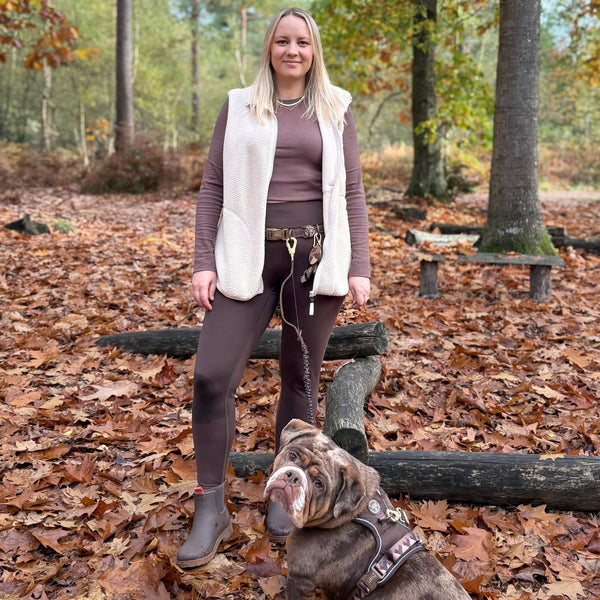 Handsfree Lead - Walkies Ready® Chocolate Brown