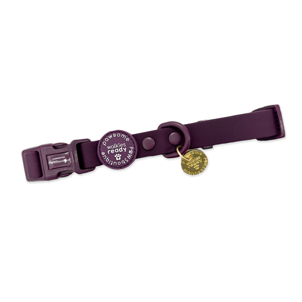 Waterproof Collar - Walkies Ready® Plum