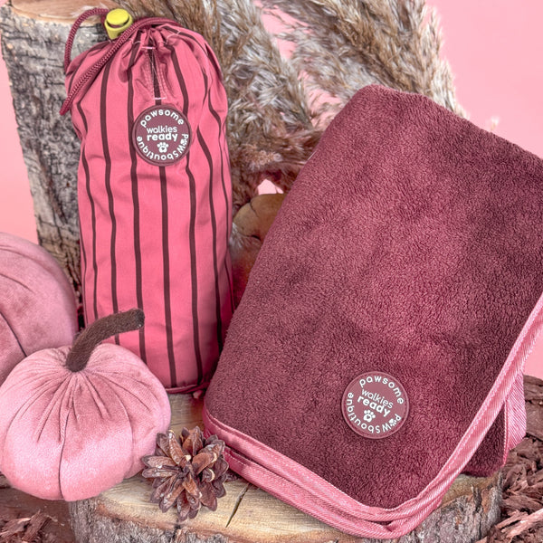 Microfibre Towel - Walkies Ready® Mulberry